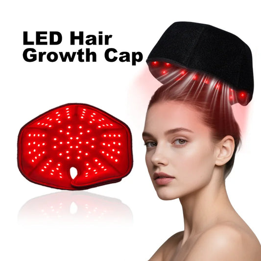 Portable Infrared Light Red Light Therapy Cap LED Cap Hat Care Hair Growth Treatment Relieve Head Pain Machine for Home Use