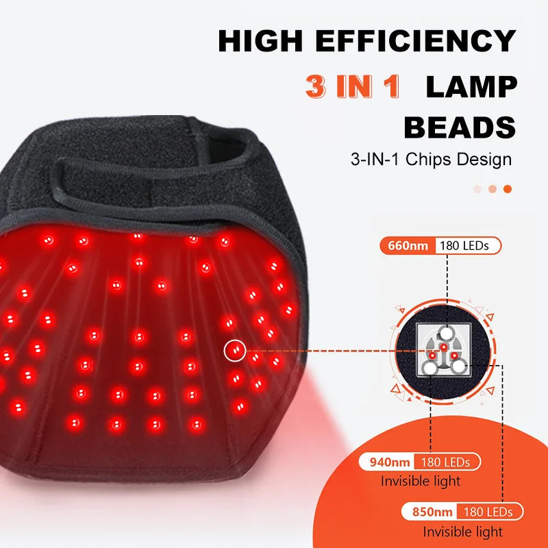 Portable Infrared Light Red Light Therapy Cap LED Cap Hat Care Hair Growth Treatment Relieve Head Pain Machine for Home Use