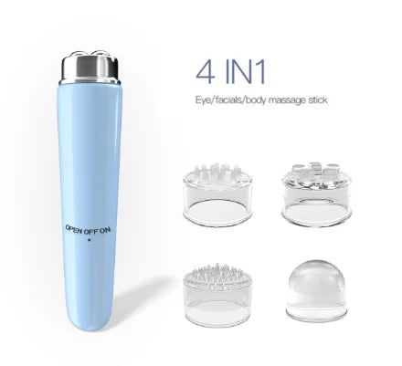 Electric Facial Massager Micro Vibration Eye Beauty Instrument For Relax Eye Dark Circles Eye Bags Puffiness Eye Massage