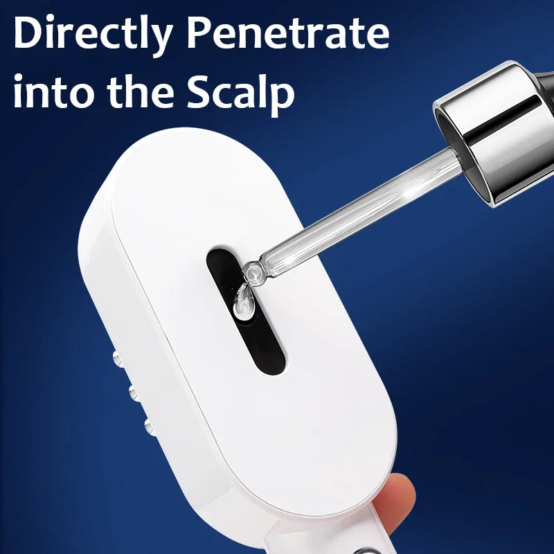 Electric Head Massage Comb EMS Scratching Kneading Essence Oil Applicator Scalp Brush Anti Hair Loss Hair Growth Health Care