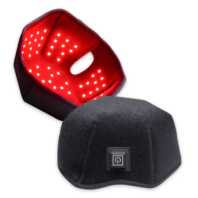 Portable Infrared Light Red Light Therapy Cap LED Cap Hat Care Hair Growth Treatment Relieve Head Pain Machine for Home Use