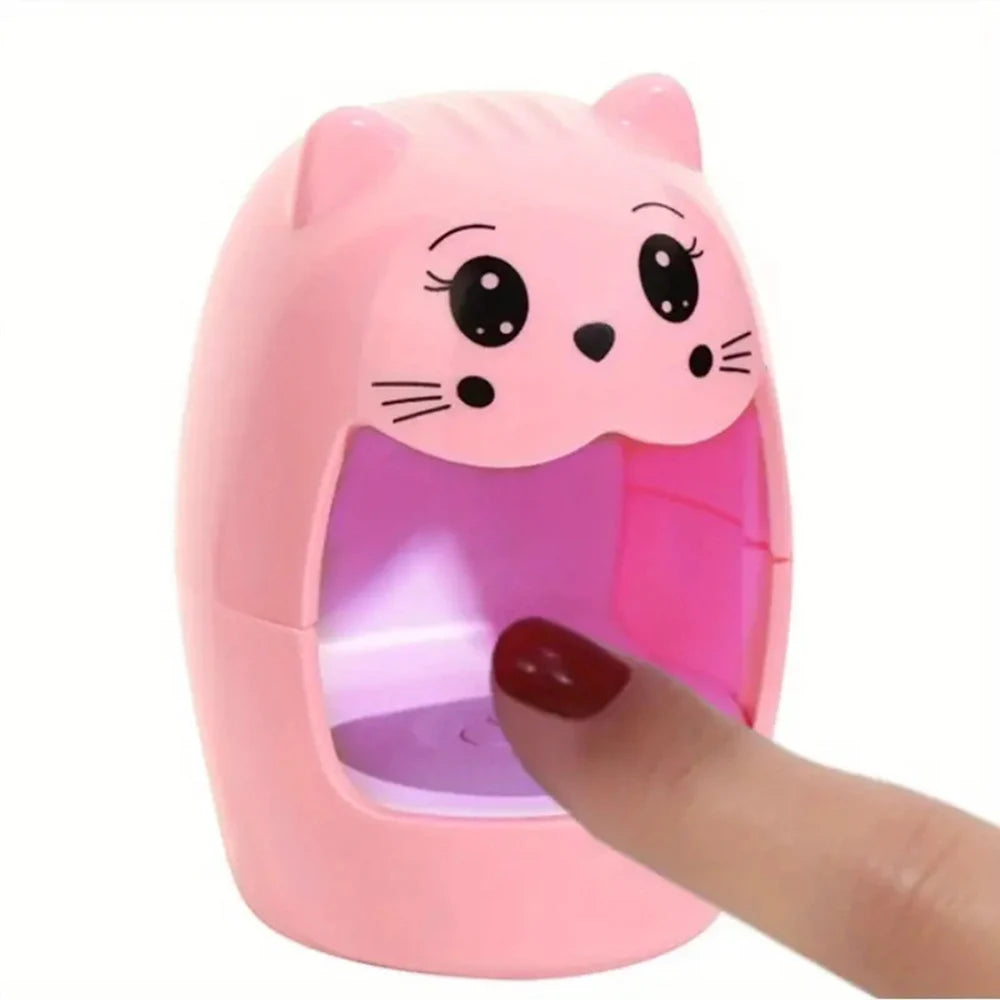 CNHIDS Nail Lamp Quick-drying Nail Dryer LED UV Light Single Finger 6W Mini USB Nail Gel CuringConnector Manicure Salon Tools