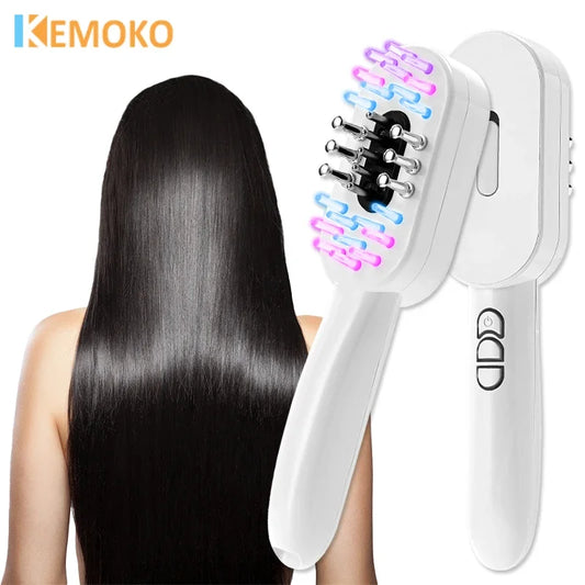 Electric Head Massage Comb EMS Scratching Kneading Essence Oil Applicator Scalp Brush Anti Hair Loss Hair Growth Health Care