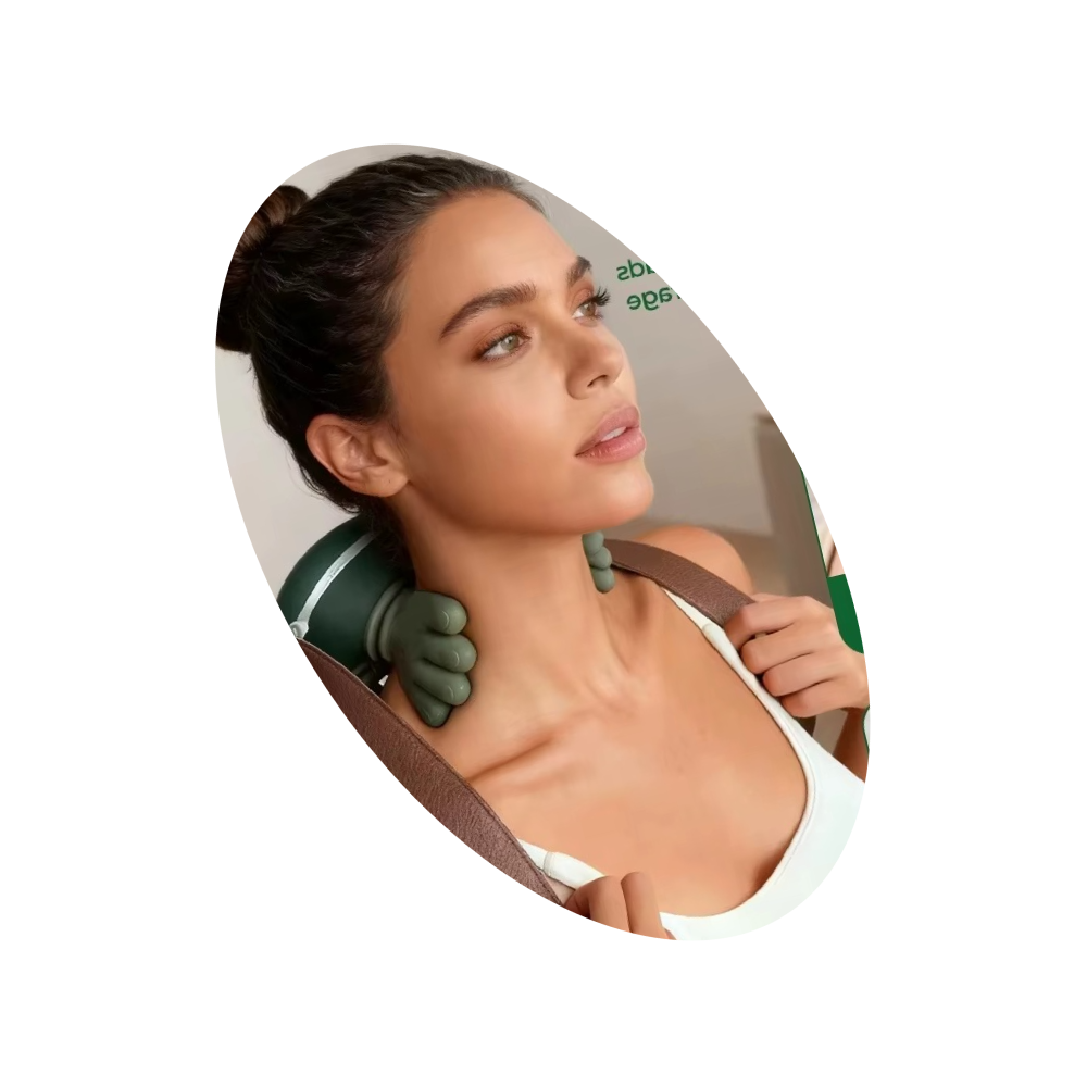 ByMaaf massager worn over the shoulders