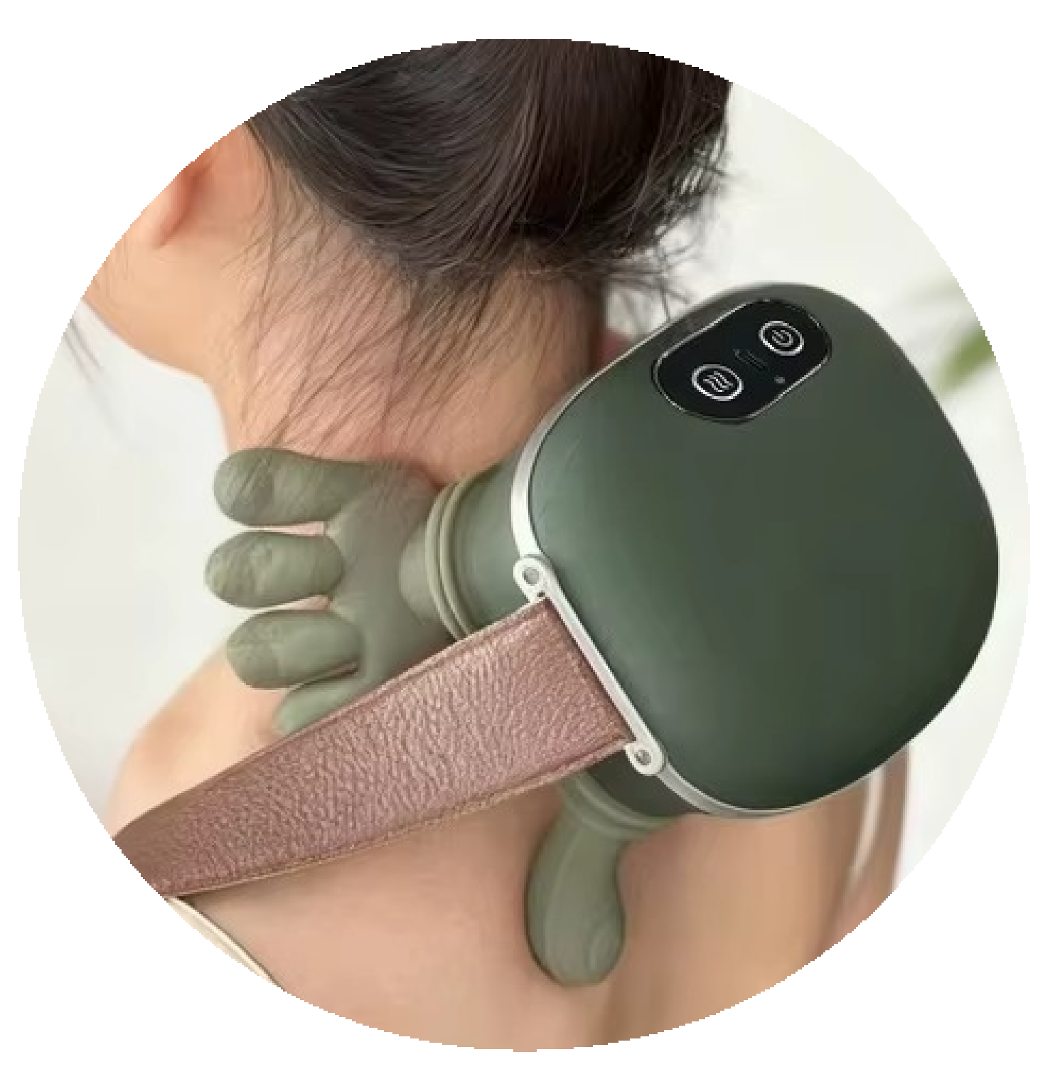 ByMaaf massager on neck and shoulders